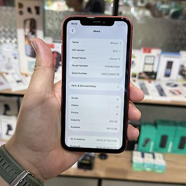 iphone cs: IPhone 11, Б/у, 256 ГБ, Красный, Защитное стекло, 100 % — 6