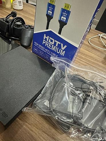 ps2 av kabel: 2 defe istifade olunub, PlayStation 2 Slim oyun konsolu seti — 4