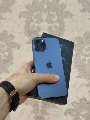apple 11 pro max: IPhone 12 Pro Max, 256 GB, Pacific Blue, Face ID