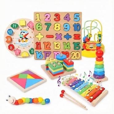 toy: Развивающий микс из деревянных игрушек, есть доставка 200 с по городу — 1
