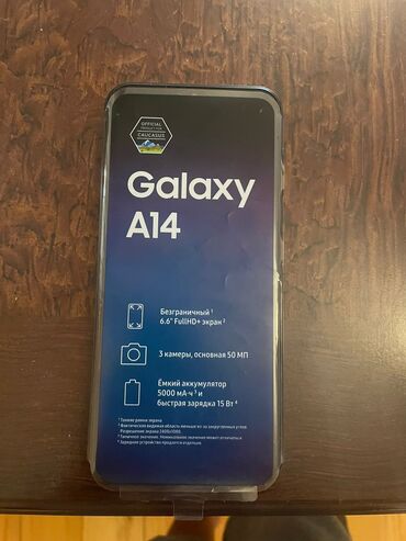 samsung galaxy 75 62 teze qiymeti: Samsung Galaxy A14 5G, 128 GB, rəng - Qara