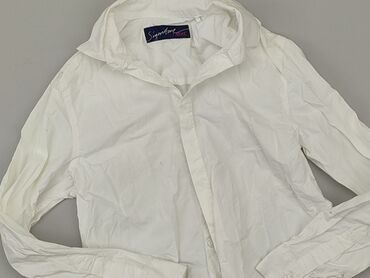 Shirts: Shirt 9 years, condition - Good, pattern - Monochromatic, color - White