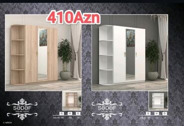 Dolablar: Yeni, Açılan, 3 qapılı Düz dolab, Dolab-asılqan, Azərbaycan — 11