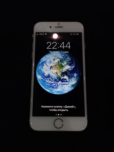 Apple iPhone: IPhone 6, Б/у, 16 ГБ, Золотой, Чехол, 100 %