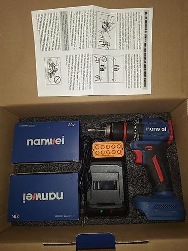 niutron nv: Аккумуляторная дрель-шуруповёрт Nanwei NW-D8213, 20 В (brushless) — 1