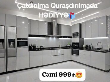 metbex şkafi: *Yeni sifarişlə MƏTBƏX mebeli :-TƏCİLİ SATILIR*‼️ QİYMƏT:-cəmi 999azn