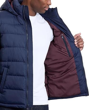 bas: 🟦 Tommy Hilfiger Men's Down Alternative Hooded Puffer Jacket (Yeni) — — 4