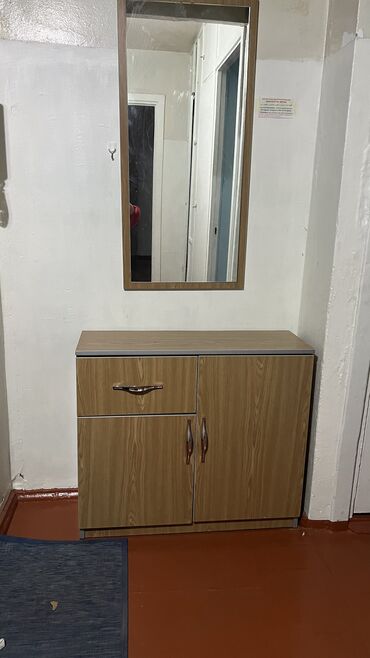 тумба для обуви бишкек: Тумба жана бут кийим койгуч, Колдонулган, МДФ, Өзү алып кетүү, түсү - Саргыч боз