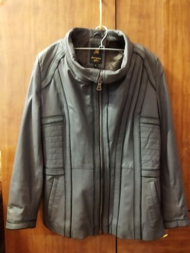 Кожаные куртки: Кожаная куртка, Натуральная кожа, Укороченная модель, 3XL (EU 46), 4XL (EU 48)