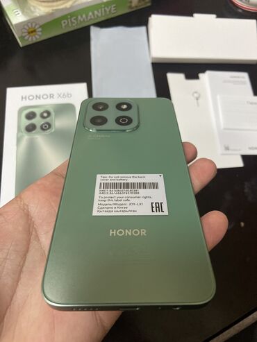 Honor: Honor X6b, 256 GB, rəng - Yaşıl, Sensor, Barmaq izi, İki sim kartlı