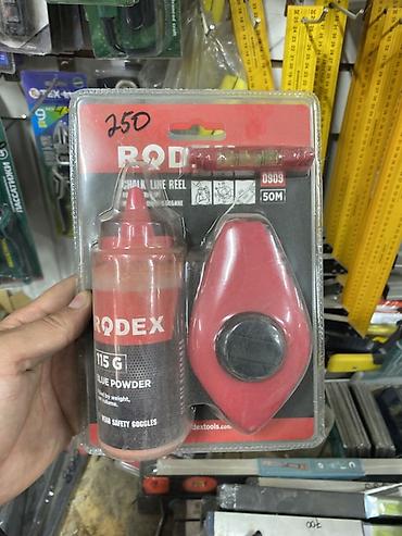 Набор для отбивки ровных линий RODEX Состав: - Корпус меловой