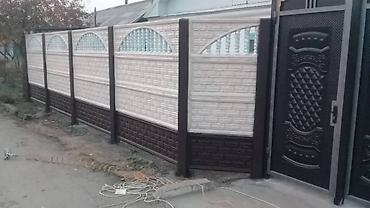 Бетонные еврозаборы: Бетонный еврозабор, Другой бренд, Односторонний, Новый, Оптом,Безналичный расчет — 10