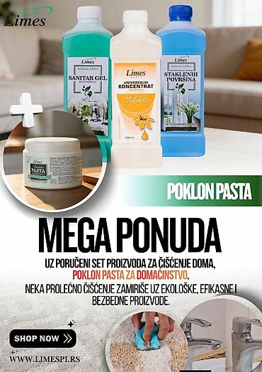 Kućna hemija i proizvodi za kuću: Limes – domaća sredstva za čišćenje i negu - Limes Sjaj Abraziv (600 — 104