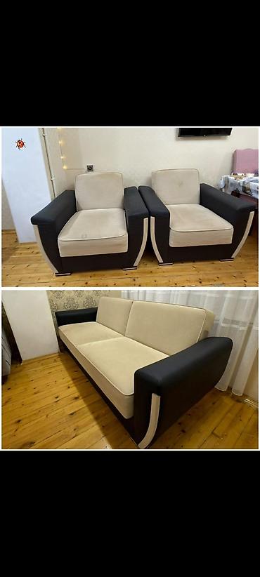 İşlənmiş, Divan, 2 kreslo, Bazalı, Açılan lalafo.az -da İşlənmiş, Divan, 2 kreslo, Bazalı, Açılan