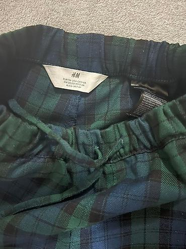 parça şalvar: H&M uşaq şalvarı - Ölçü: EUR 116 / US 6 / UK 5–6Y (etiketdə — 3