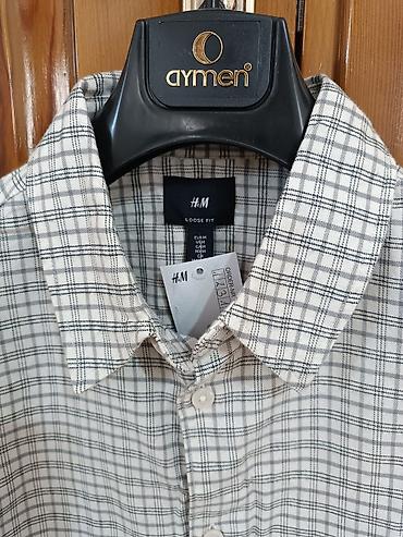 Рубашки: Мужская рубашка H&M Loose Fit - Фасон: свободный крой (Loose — 3
