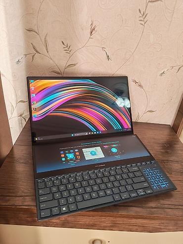 notebook irsad: Asus Zenbook Pro Duo RTX 2060 Intel Core i7 10750H | 16GB RAM | 1 tb — 6
