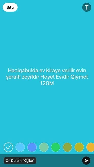 ayna sultanovada kiraye evler 2022: 2 kv. m, 3 otaqlı, Qaz, İşıq, Kanalizasiya