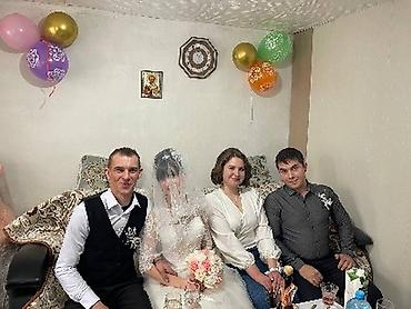 костюм быка: Свадебное платье, С корсетом, Фатин, Пышное, Кружево, Б/у — 2