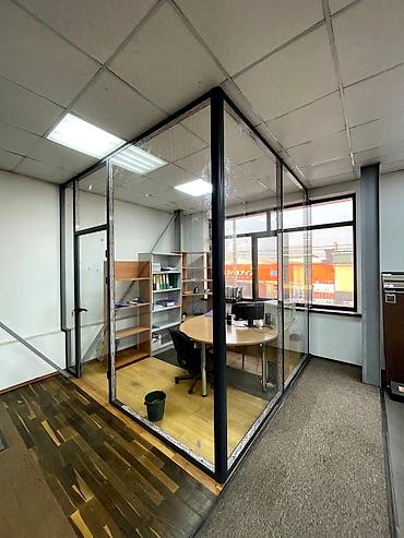 Перегородки на заказ: На заказ Цельностеклянная перегородка, Для офиса, Бронированное стекло, Монтаж, Демонтаж, Бесплатный замер — 28