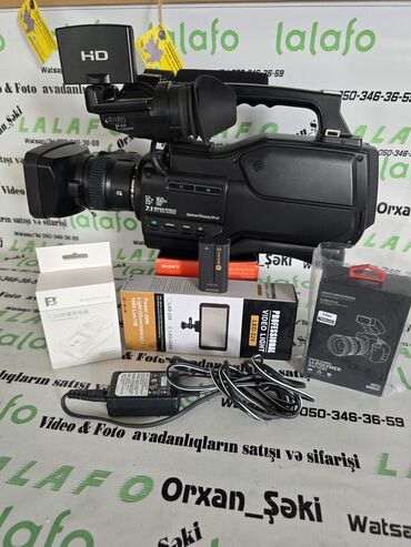 Videokameralar: Sony HD2000 64gb daxili yaddaşı var.Kamera xaricdən gəlmə maldır Təzə — 1