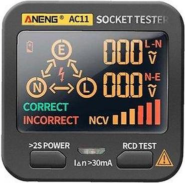 Multimetri: ANENG AC11 – digitalni tester utičnica - Višenamenski tester za brzu — 2