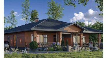 купить дом в рассрочку от хозяина: Коттедж, 83 м², 3 комнаты, Собственник, ПСО (под самоотделку)