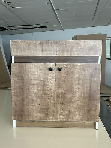 Mətbəx/Qonaq otağı üçün ikiqapılı saxlama dolabı - Material
