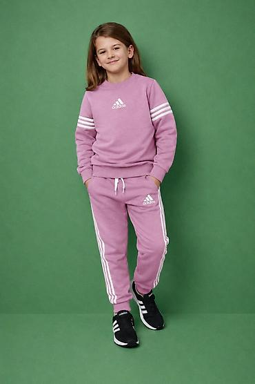 farmerke sorc: Adidas dečija trenerka za devojčice NOVO Novo Pamuk Veličine 4 6 8 10 — 4