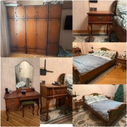 Qonaq otağı dəstləri: İkinəfərlik çarpayı, Dolab, Termo, 2 tumba, İşlənmiş