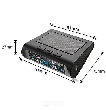 auto kamera: Solarni TPMS – sistem za nadzor pritiska u gumama - Real-time — 7