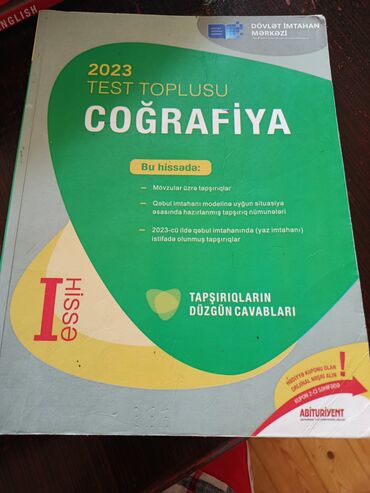 Digər: Coğrafiya test toplusu teze kimidi 
qiymət:5 manat