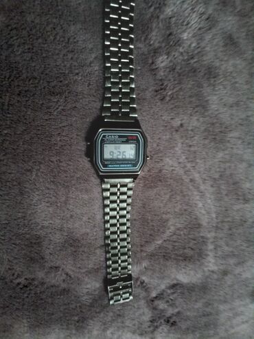 электронные часы наручные цена: Электронные наручные часы Casio с цифровым дисплеем и металлическим