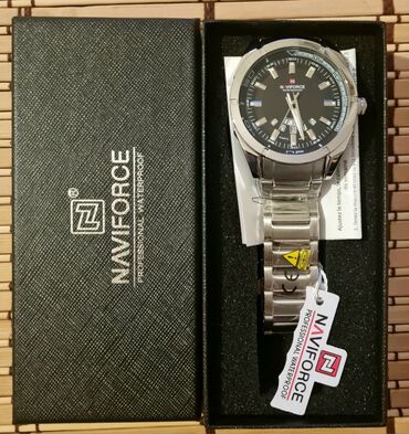 Qol saatları: Yeni, Qol saatı, NaviForce, rəng - Gümüşü — 3