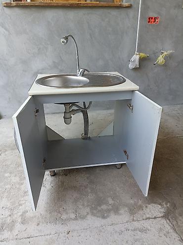 ikinci əl kuxna: Mətbəx üçün lavabo dolabı və paslanmayan poladdan çanaq - Üst hissə — 5
