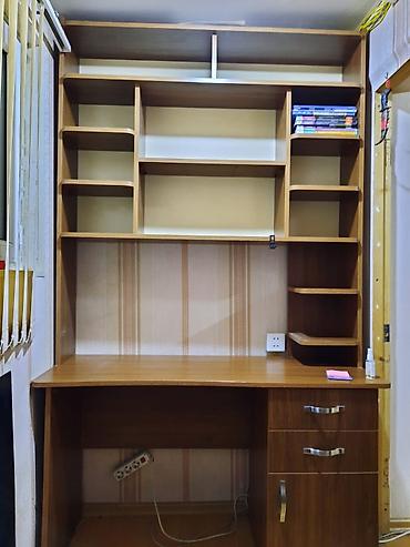 reseption masa: Kompüter masası İş masası - Material: ağac teksturalı laminat/MDFlam — 1