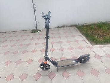 velo skuter: Şəhər üçün böyük təkərli mexaniki skuter - Güclü şassi və yüngül — 1