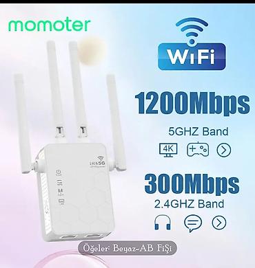 kontakt home komputer ucuz: Wifi gücləndirici əhatə dairəsini artıran 2.4 g /5 g sürət — 2