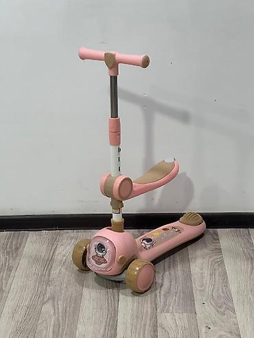 Samokatlar: 🛴 3 Təkərli Uşaq Samokatı (Oturacaqlı Model) 👧 Balacalar üçün həm — 4
