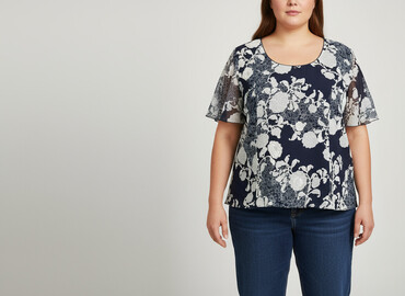 shein bluzki plus size: Жіноча блуза, розмір 6XL