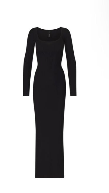 черное вечернее платье: Вечернее платье, Классическое, Длинная модель, Полиэстер, С рукавами, S (EU 36), M (EU 38)