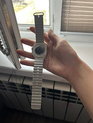 Другие смарт-часы: Смарт-часы (внешне в стиле Apple Watch Ultra) с большим прямоугольным — 3