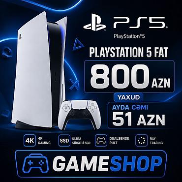 en ucuz ps: PLAYSTATION 5 FAT 🔥 🎮 800 AZN 💳 YAXUD AYDA CƏMİ 51 AZN! ✅ Original — 1