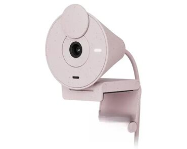 fotoaparat koji odmah izbacuje slike: Logitech Brio 100 – Full HD USB veb kamera, roza Logitech Brio 100 je