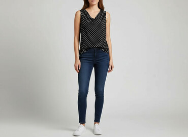 bluzka w grochy, mohito: Women's blouse, size S