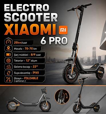 Elektrikli samokatlar: Yeni Elektrik samokat 12", 351 - 500 Vt, 26 - 35 km/s, Ünvandan götürmə, Pulsuz çatdırılma, Ödənişli çatdırılma — 1