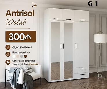 Yeni, 2 qapılı, Güzgülü, Ağ, Açılan, Düz dolab lalafo.az -da Yeni, 2 qapılı, Güzgülü, Ağ, Açılan, Düz dolab