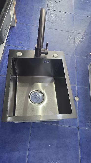 Santexnika: Mətbəx üçün paslanmayan polad lavabo - Material: yüksək keyfiyyətli — 5