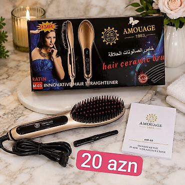 AMOUAGE 1983 saç düzləşdirən daraq – model AM-03/M-03. Keramik səthli