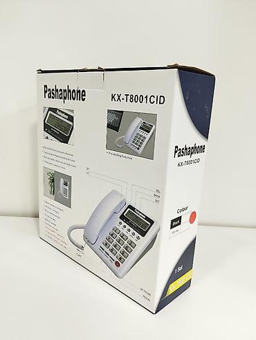 Стационарные телефоны: Stasoinar telefon "Pashaphone 8001" Qeyd:rəngi qırmızıdır . ✅✅ MAĞAZA — 7